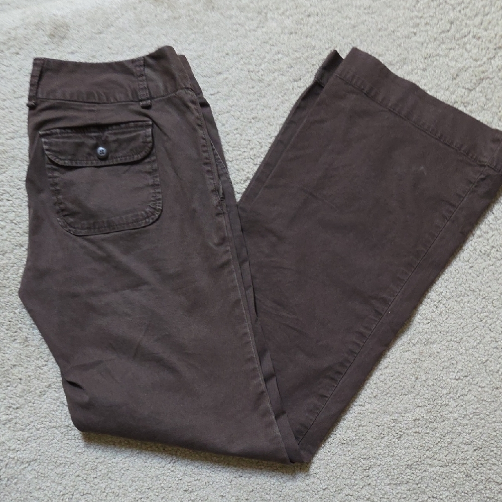 Women's Slightly Wide / Straight Leg Brown Pants